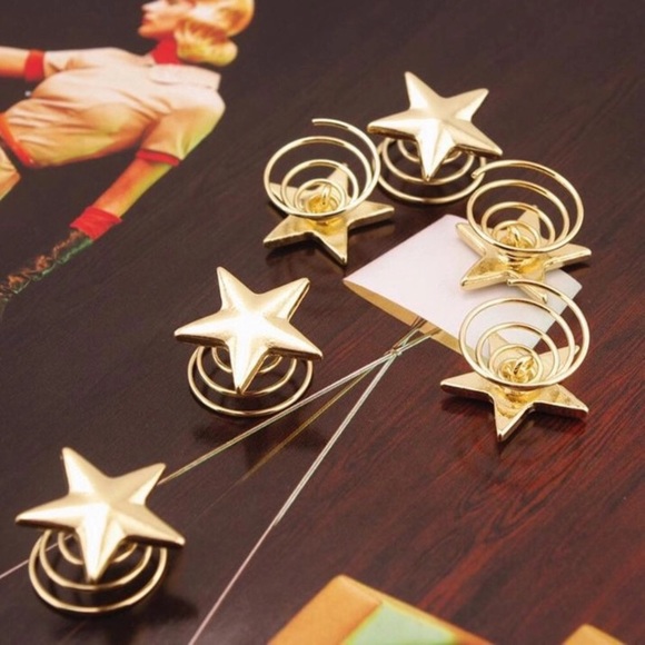🎉 New Gold Star Hair Clip Accessory Set - Picture 3 of 7